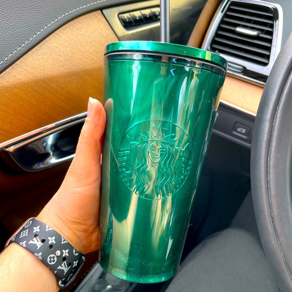 Marble Green Starbucks tumbler